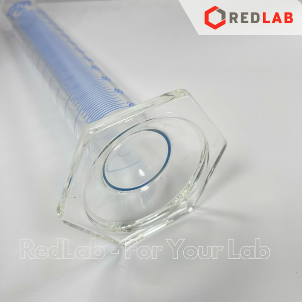 Ống đong thuỷ tinh BIOHALL 5 10 25 50 100 250 500 ML 1L 2L, Class A, đế lục giác, chia vạch xanh, có VAT