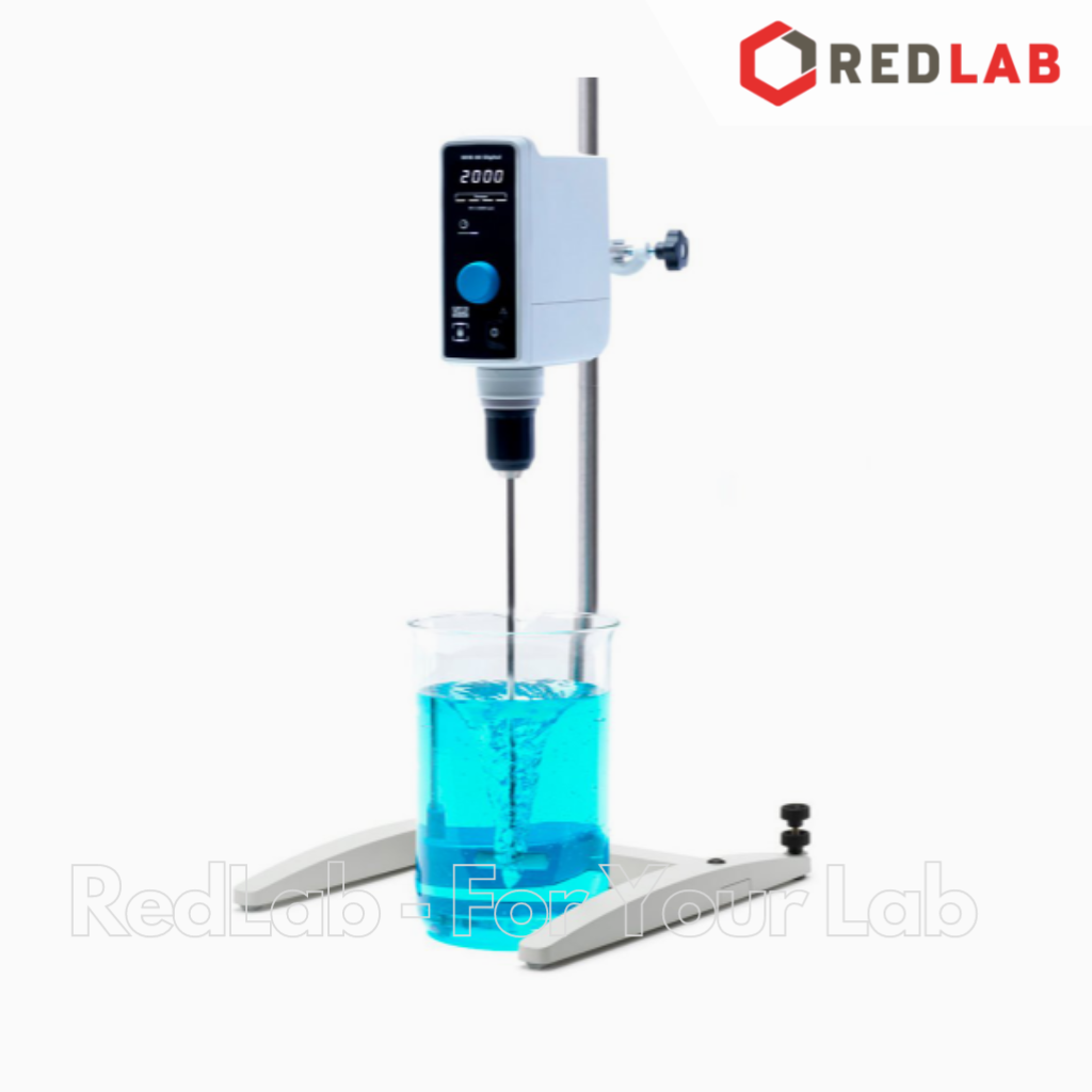 Máy khuấy cơ (khuấy cần, khuấy đũa) OHS 60 Digital (F20100492) hãng VELP – Ý, max 2000 v/p, 60 Ncm, 40 lít (H2O), có VAT