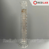 Ống đong thủy tinh ONELAB 10 25 50 100 250 500 1000 2000 ml đáy tròn, chia vạch nâu, đong mẫu thí nghiệm, có VAT