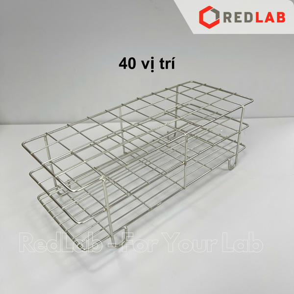 Giá đỡ ống nghiệm Inox 201 nhiều kích cỡ, cho ống đường kính 13 16 18 20 22 25 30 38 mm (kệ đựng ống ly tâm), có VAT