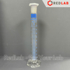 Ống đong thuỷ tinh có nút (cổ nhám) BIOHALL 10 25 50 100 250 500 1000 2000 ml, Class A, đế lục giác, chia vạch xanh, có VAT