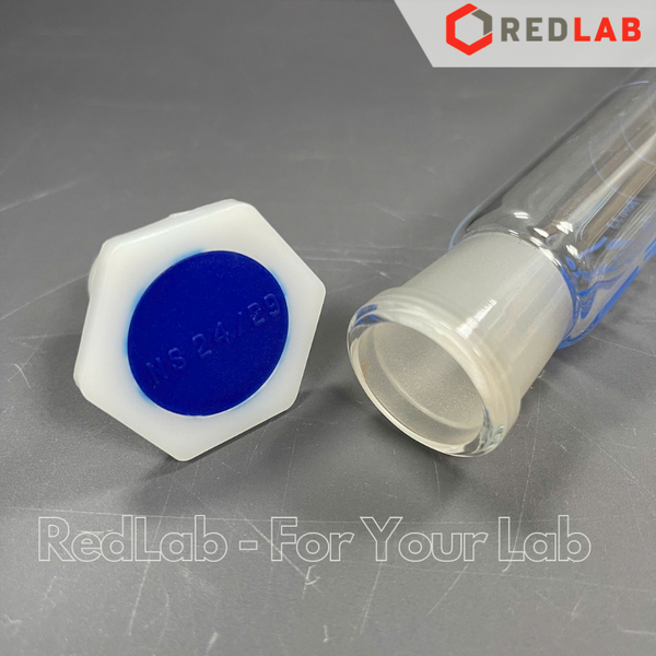 Ống đong thuỷ tinh có nút (cổ nhám) BIOHALL 10 25 50 100 250 500 1000 2000 ml, Class A, đế lục giác, chia vạch xanh, có VAT