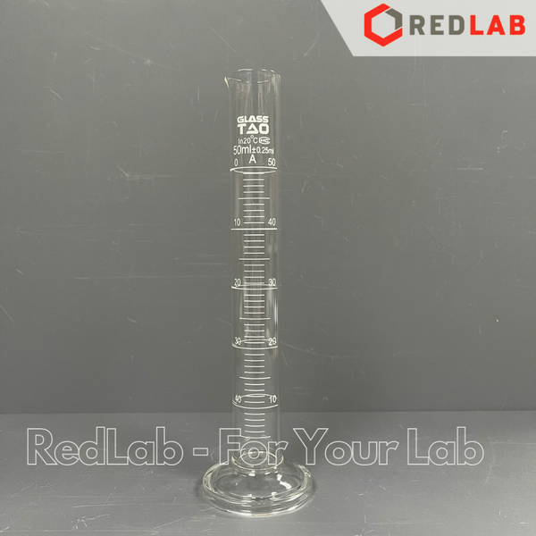 Ống đong thủy tinh GlassTAO Class A 10 25 50 100 250 500 1000 2000 ml, dùng đong mẫu thí nghiệm, có VAT