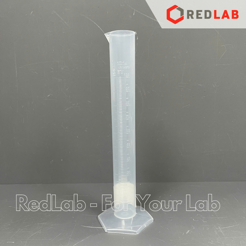 Ống đong trắng nhựa PP vạch nổi trắng ISOLAB Class B, 10 25 50 100 250 500 1000 ml, có VAT