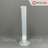 Ống đong trắng nhựa PP vạch nổi trắng ISOLAB Class B, 10 25 50 100 250 500 1000 ml, có VAT