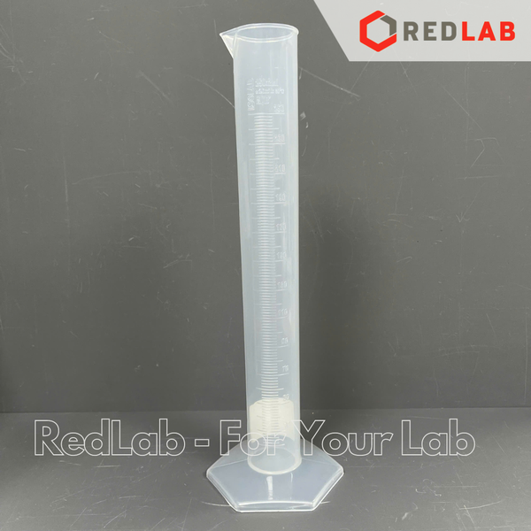 Ống đong trắng nhựa PP vạch nổi trắng ISOLAB Class B, 10 25 50 100 250 500 1000 ml, có VAT