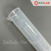 Ống đong trắng nhựa PP vạch nổi trắng ISOLAB Class B, 10 25 50 100 250 500 1000 ml, có VAT