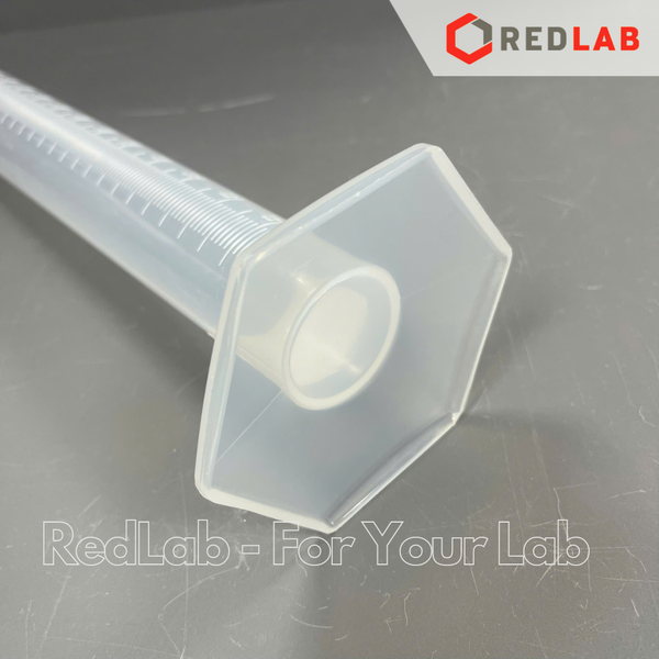 Ống đong trắng nhựa PP vạch nổi trắng ISOLAB Class B, 10 25 50 100 250 500 1000 ml, có VAT