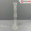 Ống đong thủy tinh DURAN Class B 10 25 50 100 250 500 1000 2000 ml, đế lục giác, vạch trắng, Measuring Cylinder, có VAT
