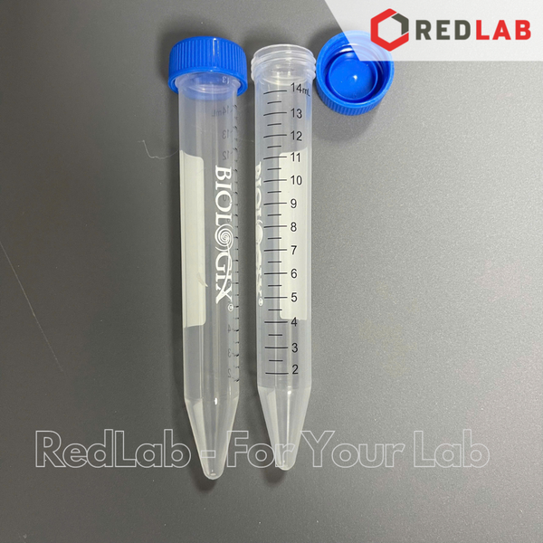 Ống ly tâm nhựa, falcon Không tiệt trùng 15ml 50ml nắp vặn xanh BIOLOGIX Centrifuge Tube (gói 25 cái), có VAT