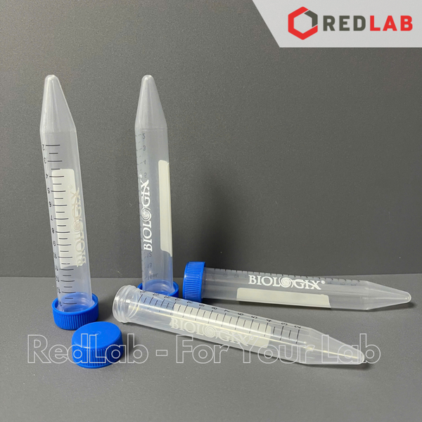 Ống ly tâm nhựa, falcon Không tiệt trùng 15ml 50ml nắp vặn xanh BIOLOGIX Centrifuge Tube (gói 25 cái), có VAT