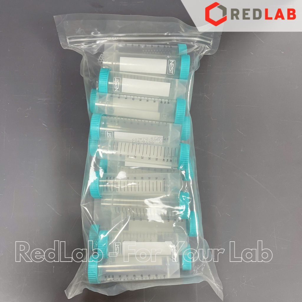 [Gói 25 cái] Ống ly tâm nhựa Bulk sterile 50ml chân tự đứng NEST 602072, đáy nhọn (ống falcon / centrifuge tube) có VAT
