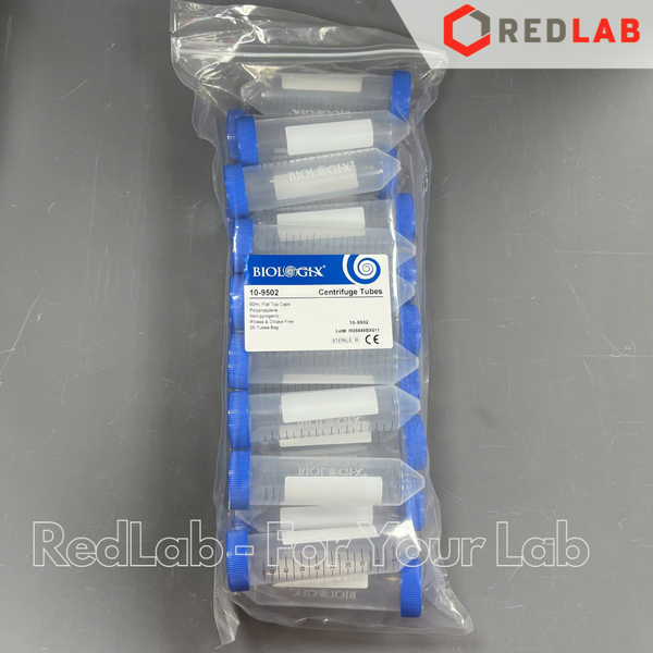 [Gói 25 cái] Ống ly tâm nhựa Bulk sterile BIOLOGIX 15ml 50ml, đáy nhọn (ống falcon / centrifuge tube) có VAT