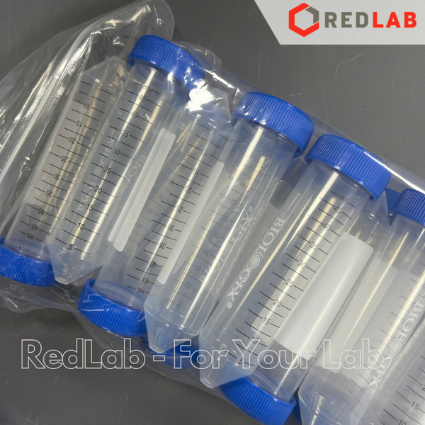 [Gói 25 cái] Ống ly tâm nhựa Bulk sterile BIOLOGIX 15ml 50ml, đáy nhọn (ống falcon / centrifuge tube) có VAT