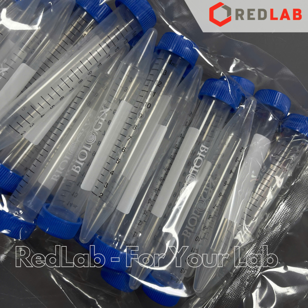 [Gói 25 cái] Ống ly tâm nhựa Bulk sterile BIOLOGIX 15ml 50ml, đáy nhọn (ống falcon / centrifuge tube) có VAT