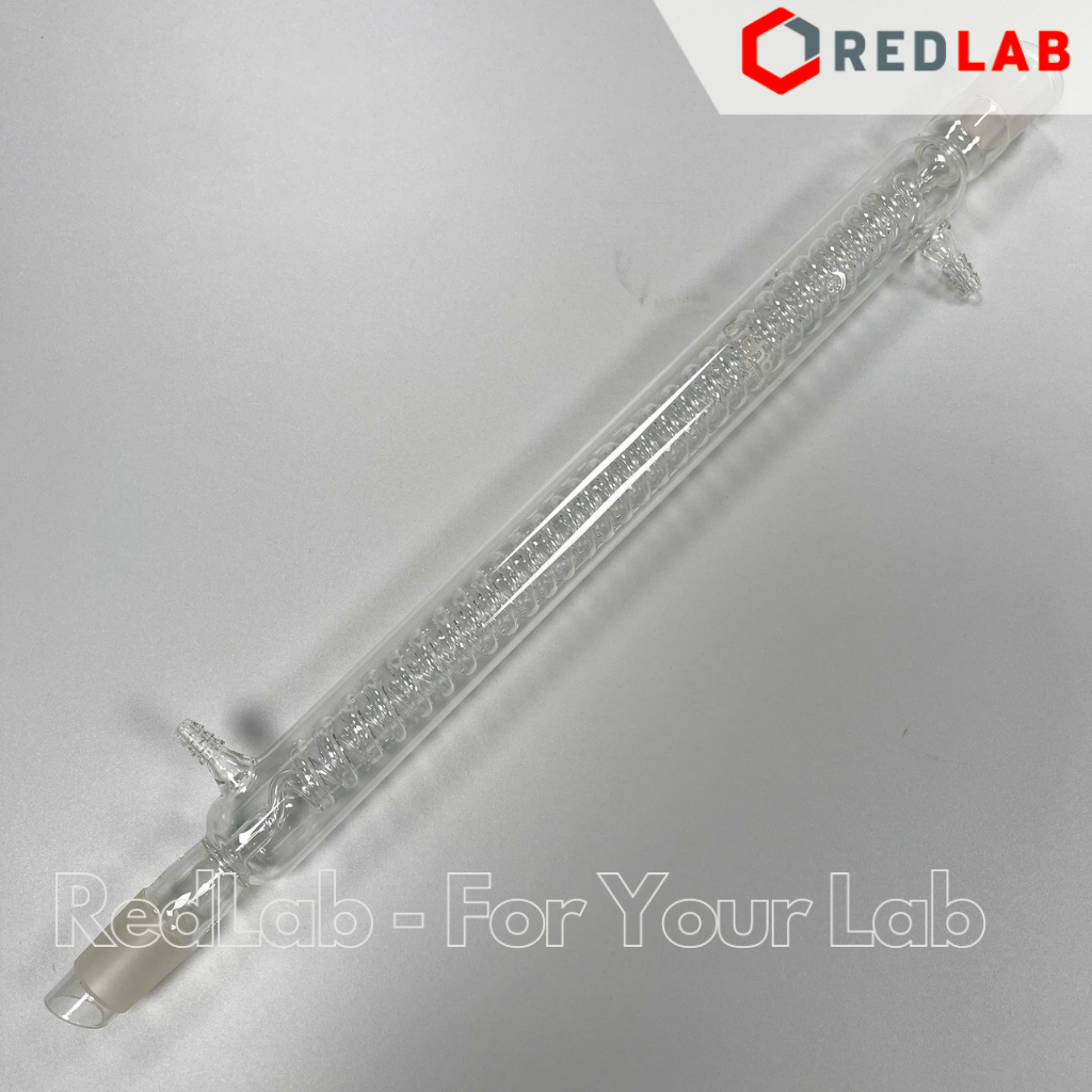 Ống sinh hàn xoắn BIOHALL 150 160 200 250 300 400 500 mm – 14/23 19/26 24/29 29/32 (Coil Condensor) thủy tinh boro 3.3, có VAT