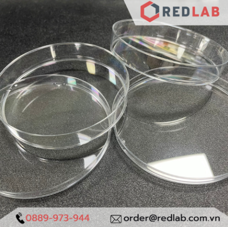 [Thùng 480 cái] Đĩa petri nhựa PS 90×16.2mm FL Medical, sterile 29162 / non-sterile 29152, có VAT