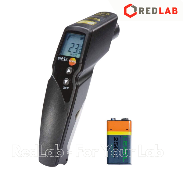 Máy đo nhiệt độ kế hồng ngoại TESTO 830 T2 (0560 8312) nhiệt kế đo bề mặt - 50 đến +500 °C, chính hãng, có VAT