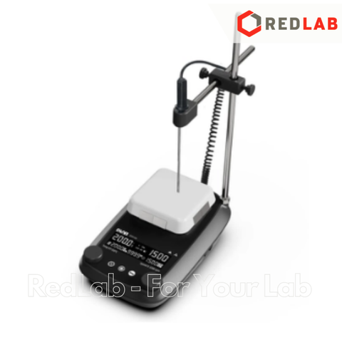 Máy khuấy từ gia nhiệt DLAB DMS4-550 (8121492211) max 1500 rpm, 550°C, 10 lít H2O, mặt ceramic 100x100mm, có VAT