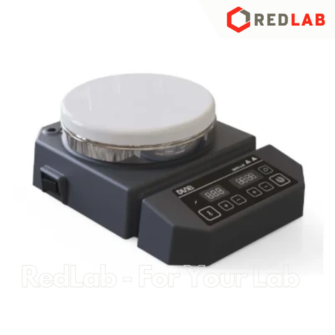 Máy khuấy từ gia nhiệt DLAB DMS5-280 Package, max 1500 rpm, 280°C, 5 lít H2O, gồm đầu dò, mặt Ø 135mm, có VAT