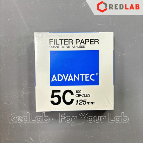 Giấy lọc định lượng 5C ADVANTEC Grade No. 5C ashless quantitative filter paper (hộp 100 tờ) có VAT