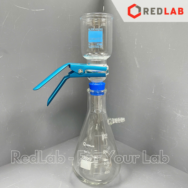 Bộ phễu lọc chân không ADVANTEC KG-47, phễu 300ml, màng lọc thủy tinh xốp Ø 47mm, nút silicon, kẹp giữ, có VAT