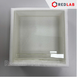 Bình triển khai sắc ký thủy tinh ONELAB 100x100mm, 100x200mm, 200x200 mm, bể sắc ký đơn thí nghiệm, có VAT