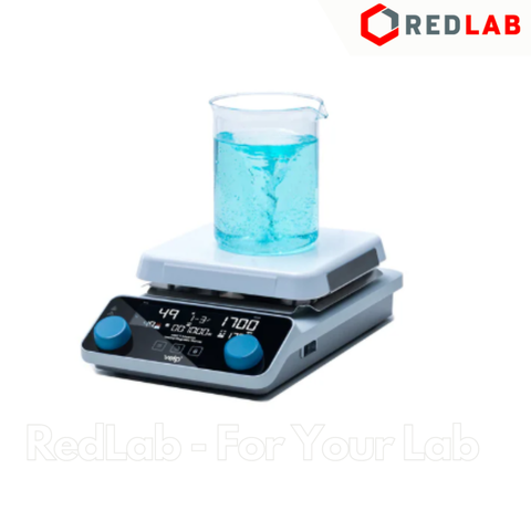 Máy khuấy từ gia nhiệt AREC 7 (F20500680) hãng VELP - Ý, max 1500 vòng/phút, 550°C, 15 lít (H2O), có VAT