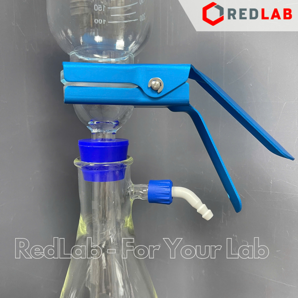 Bộ lọc vi sinh nút cao su GlassTAO phễu lọc 300ml, bình tam giác có vòi 1000 2000 ml, có VAT
