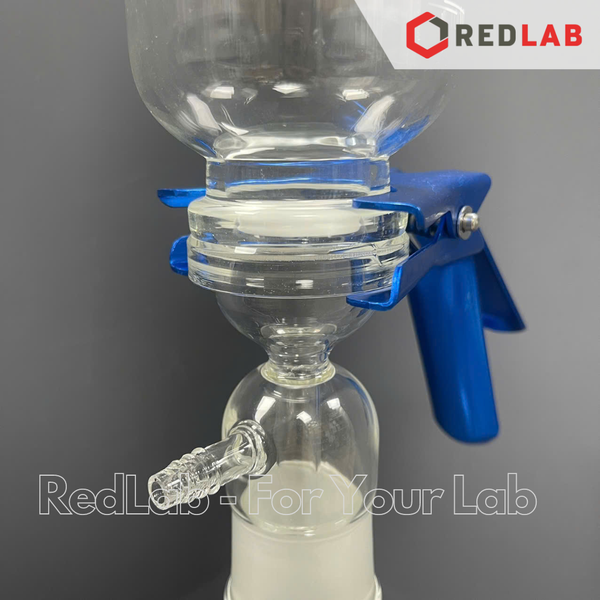 Bộ lọc vi sinh BIOHALL phễu 300ml, lọc F47mm, bình tam giác có vòi 1000ml, nhám ngoài hoặc nút silicon, boro 3.3, có VAT