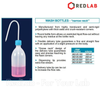 Bình tia nhựa PE trắng miệng hẹp ISOLAB 250 500 1000 ml narrow neck polyethylene wash bottle, có VAT