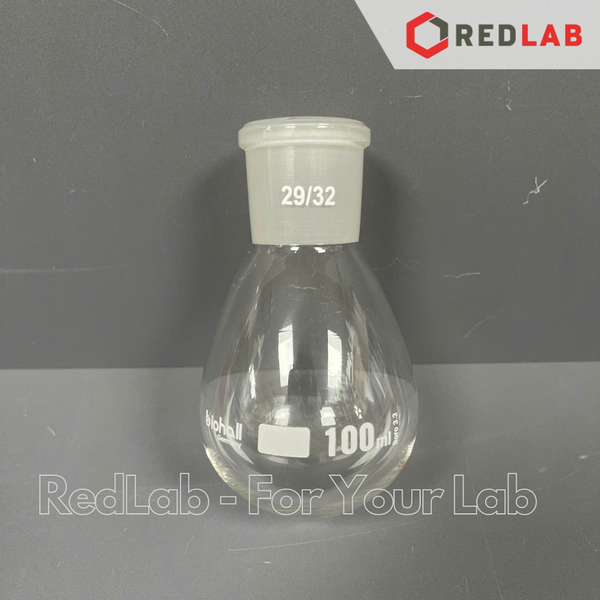 Bình cô quay đáy tròn BIOHALL 50 100 250 500 1000 2000 ml cổ nhám 29/32, thủy tinh boro 3.3, mark trắng, có VAT