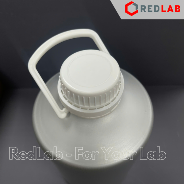 Bình nhôm 5L (tổng dung tích 6.2L) nắp khóa nhựa trắng, có nắp đệm hạn chế bay hơi, có quai xách, Ø175x320mm, có VAT