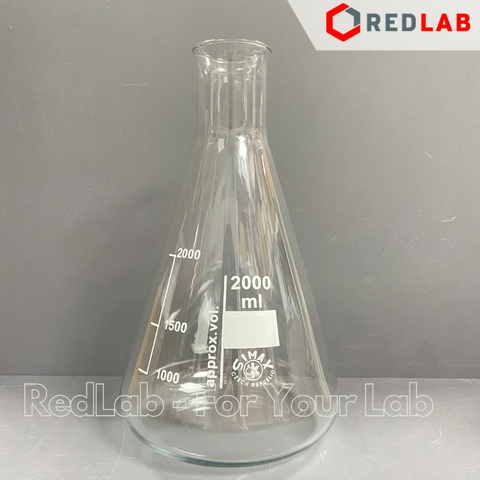 Bình tam giác miệng hẹp SIMAX Class A 100 250 500 1000 2000 ml, Narrow neck Erlenmeyer, có VAT