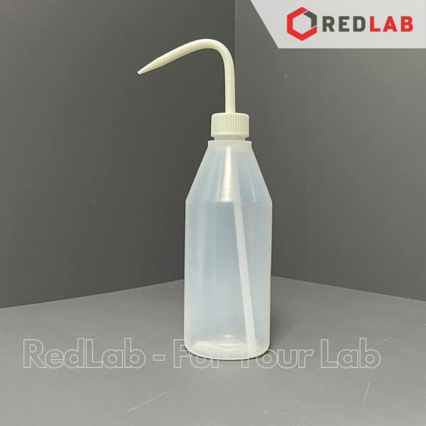 Bình tia nhựa LDPE trơn miệng hẹp vai nghiêng AZLON Scilabware 250 500 1000 ml, Wash Bottle, có VAT