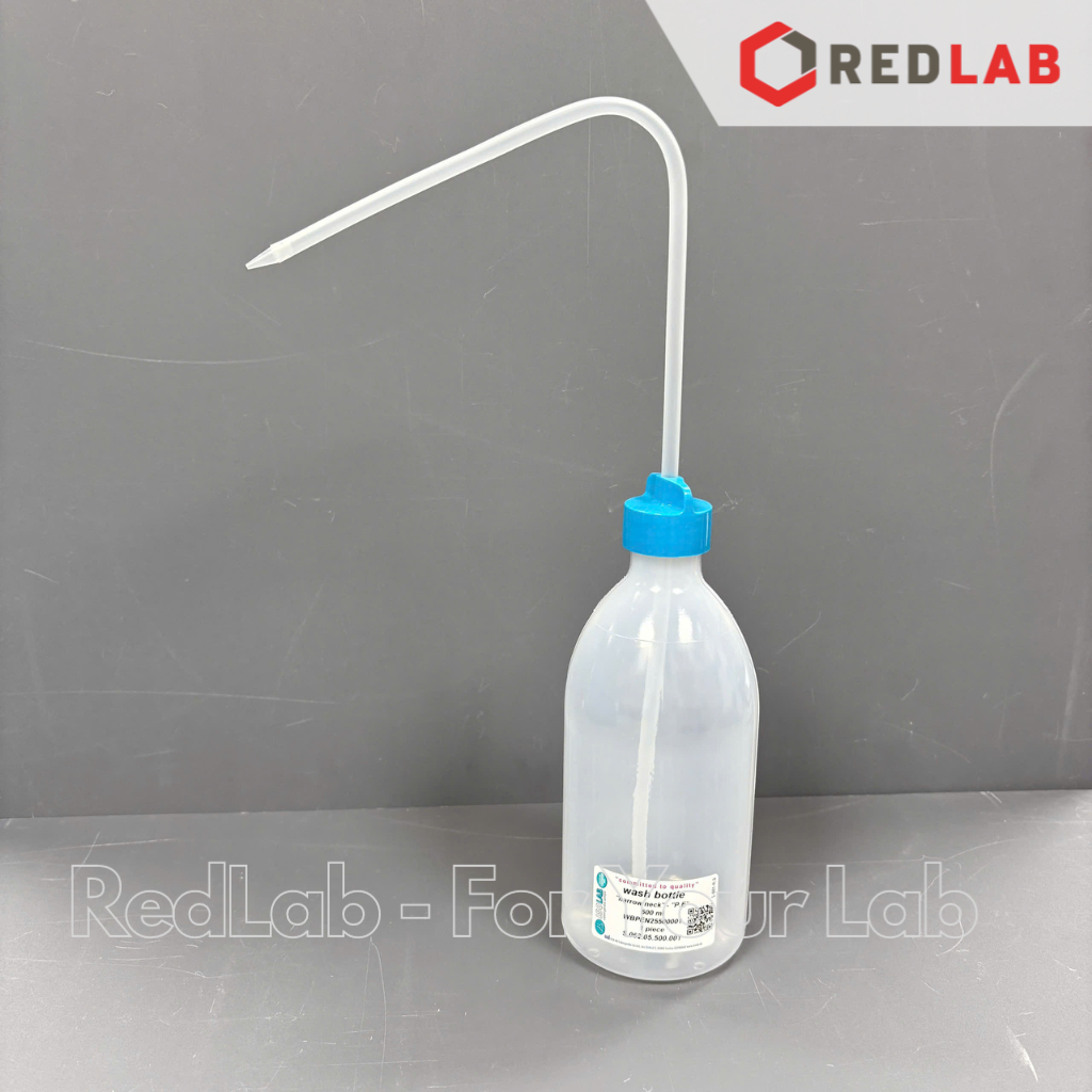 Bình tia nhựa PE trắng miệng hẹp ISOLAB 250 500 1000 ml narrow neck polyethylene wash bottle, có VAT
