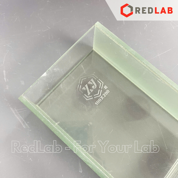 Bình triển khai sắc ký thủy tinh ONELAB 100x100mm, 100x200mm, 200x200 mm, bể sắc ký đơn thí nghiệm, có VAT
