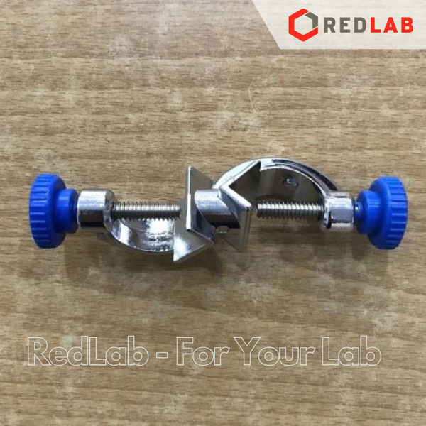Giá đỡ, khóa đôi, kẹp 3 càng, kẹp cổ bình cầu, sinh hàn, kẹp buret đơn / đôi dùng cho các thí nghiệm hoá học, có VAT