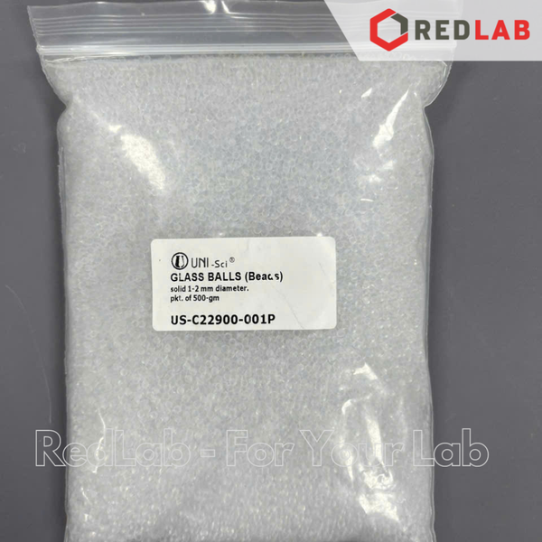 Bi thủy tinh ONELAB 1 2 3 4 5 6 7 8 mm (gói 500g) dùng nghiền mẫu thí nghiệm, có VAT