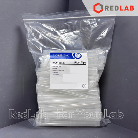 [Gói 100 cái] Đầu tip trắng 10.000ul (10ml) BIOLOGIX 20-1100ES, dạng Eppendorf, nhựa PP, có thể hấp autoclave, có VAT