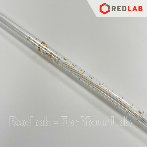 Buret thủy tinh trắng BIOHALL khóa nhựa PTFE 10 25 50 100 ml, Class AS, có VAT