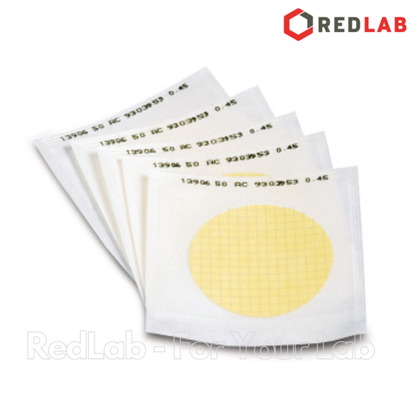 Màng lọc vi sinh Cellulose Nitrate (CN) tiệt trùng, kẻ sọc SARTORIUS Ø 47mm lỗ lọc 0.2um / 0.45um (hộp 100 tờ) membrane filter, có VAT