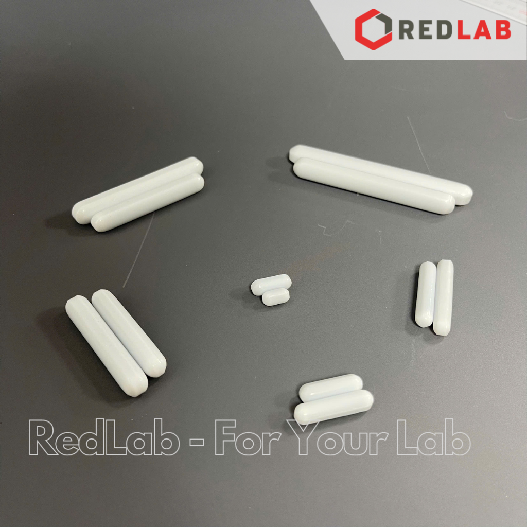 Thanh khuấy từ – cá từ DINLAB 10 15 20 25 30 35 40 45 50 60 70 80 mm, bọc teflon dùng cho máy khuấy, có VAT