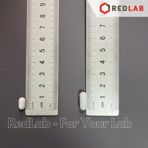 Thanh khuấy từ - cá từ DINLAB 10 15 20 25 30 35 40 45 50 60 70 80 mm, bọc teflon dùng cho máy khuấy, có VAT