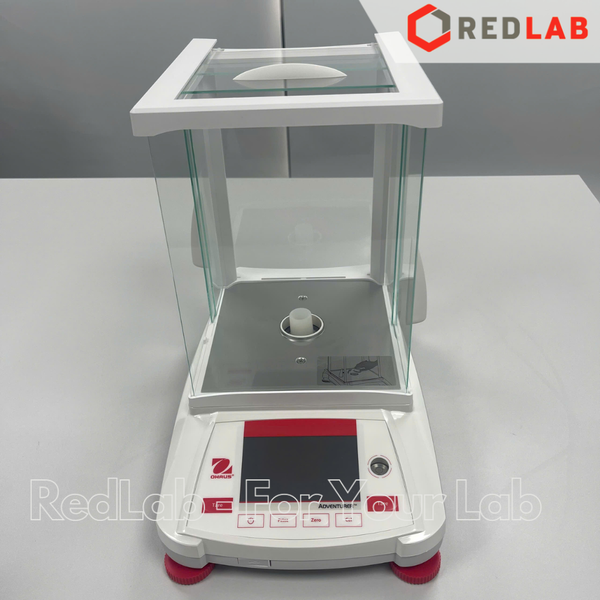 Cân phân tích điện tử 4 số lẻ hiện số 220g / 0.0001g OHAUS AX224 chuẩn Nội tự động AutoCal™, màn hình màu cảm ứng, có VAT