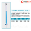 Cột sắc ký thủy tinh ISOLAB dài 20 40 60 cm, Ø 10 20 30 mm - 14/23 29/32, chromotography columns, có VAT