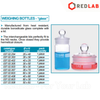 Chén cân thuỷ tinh ISOLAB Ø 30x50 35x30 50x30 50x80 60x30 mm, glass weighing bottles, có VAT