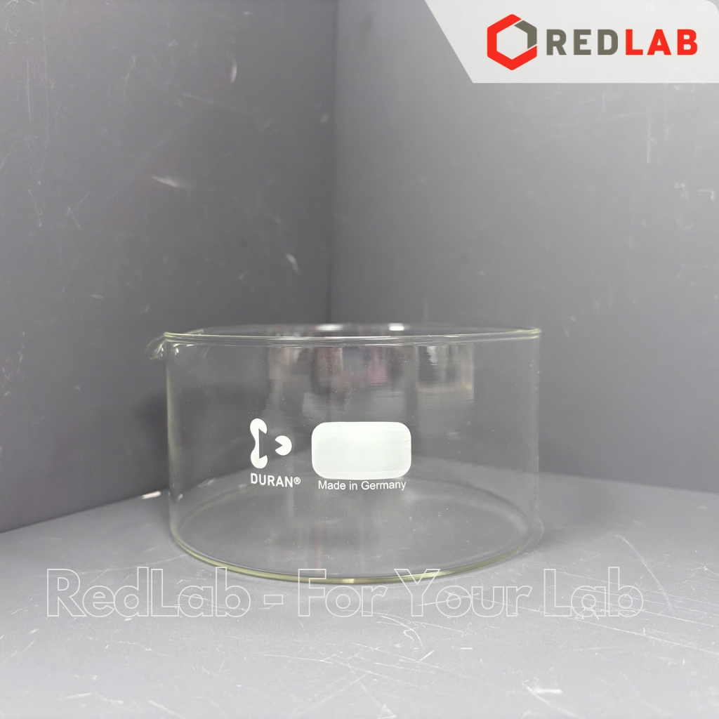 Chậu kết tinh có mỏ DURAN Class A 40 60 100 150 300 500 900 2000 3500 ml, Crystallizing Dish with spout, có VAT