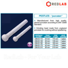 Chày sứ nhám ISOLAB dài 150 175 210 mm, Ø đầu nghiền 36 42 55 mm, porcelain pestles, có VAT