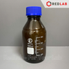 Chai Nâu nắp vặn xanh ONELAB 100 250 500 1000 2000 ml - GL45, chai thuỷ tinh soda-lime, đựng mẫu thí nghiệm kị sáng, có VAT